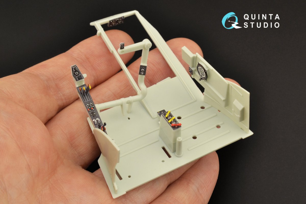 Quinta Studio QDS-32125 He 111 P/H 3D-Printed &amp;amp; colored Interior on decal paper (Revell/ProModeler) (small version) 1/32 – image 7