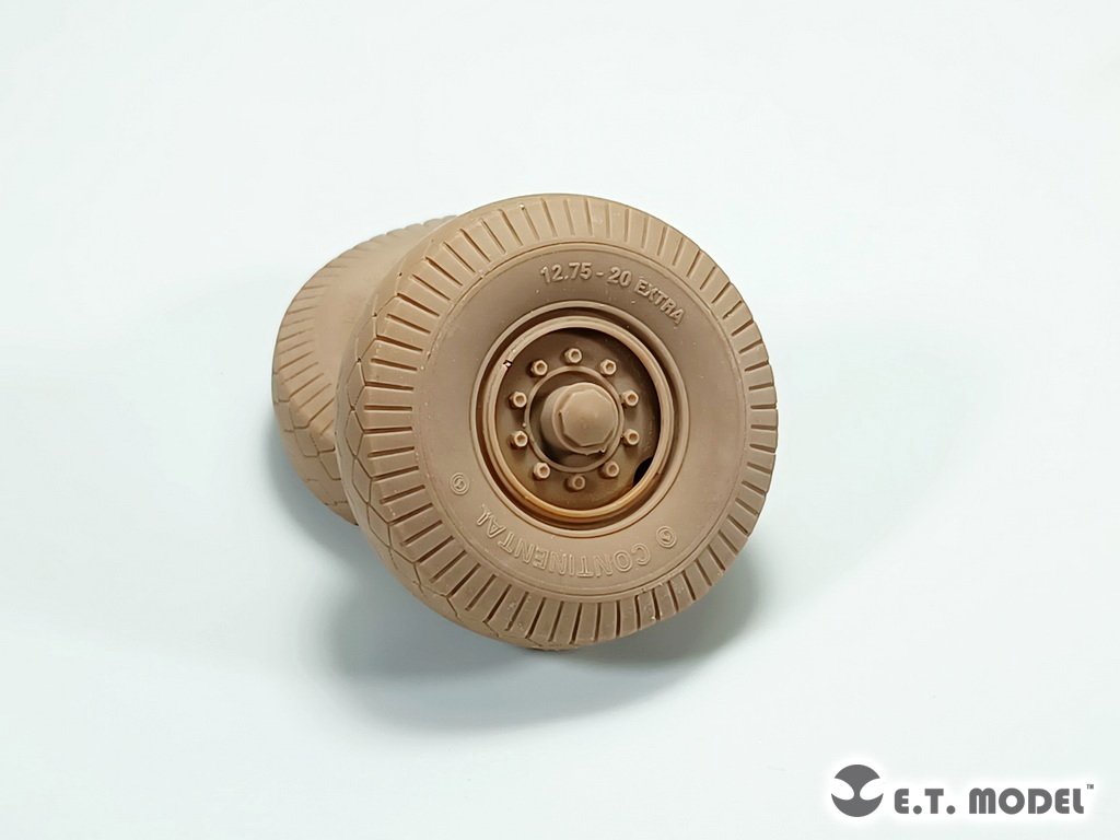 E.T. Model P35-123 WWII German Tank Transporter Sd.Ah.116 Sagged wheels For TAMIYA Kit 1/35 – zdjęcie 3
