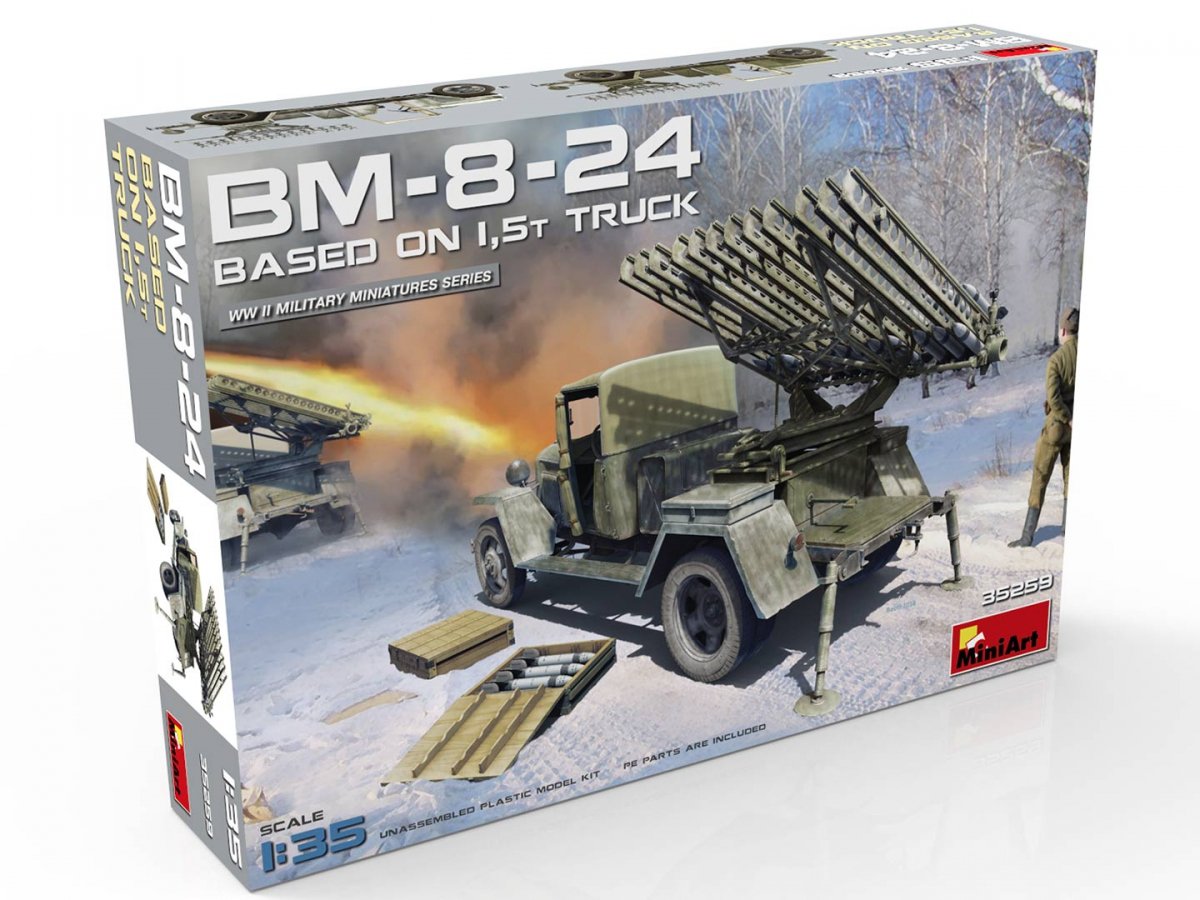 MiniArt 35259 Soviet Rocket Launcher BM-8-24 1/35 – zdjęcie 2