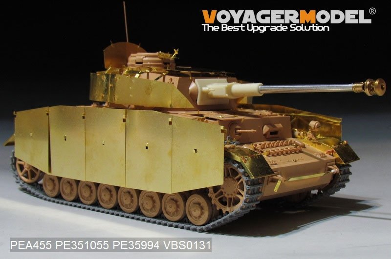 Voyager Model PEA455 WWII German Panzer.IV Ausf.H Early Version Schurzen (GP) 1/35 – zdjęcie 2