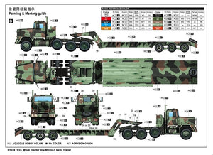 Trumpeter 01078 M920 Tractor tow with M870A1 semitrailer 1/35 – image 3