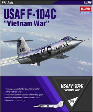Academy 12576 USAF F-104C Vietnam War 1/72 – zdjęcie 2