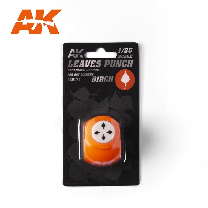 AK Interactive AK9171 LEAVES PUNCH BIRCH / Liście Brzozy – zdjęcie 2