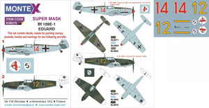 Montex K48275 Bf 109E-1 1/48