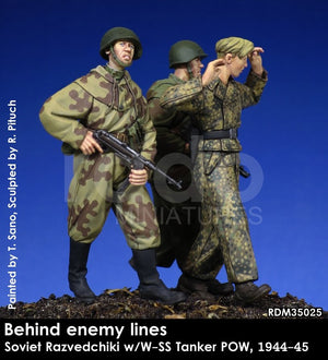 RADO Miniatures RDM35025 Soviet Razvedchiki w/W-SS tanker POW, (1944-45) 1/35 – image 5