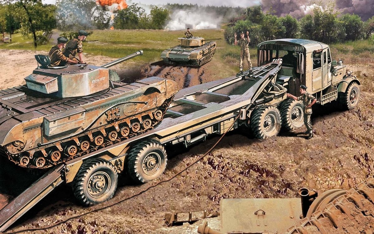 Airfix 02301V Scammell Tank Transporter 1/76 – zdjęcie 2
