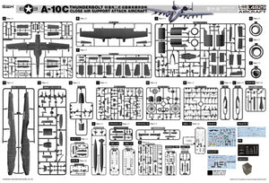Great Wall Hobby L4829 A-10C THUNDERBOLT II 1/48 – immagine 2