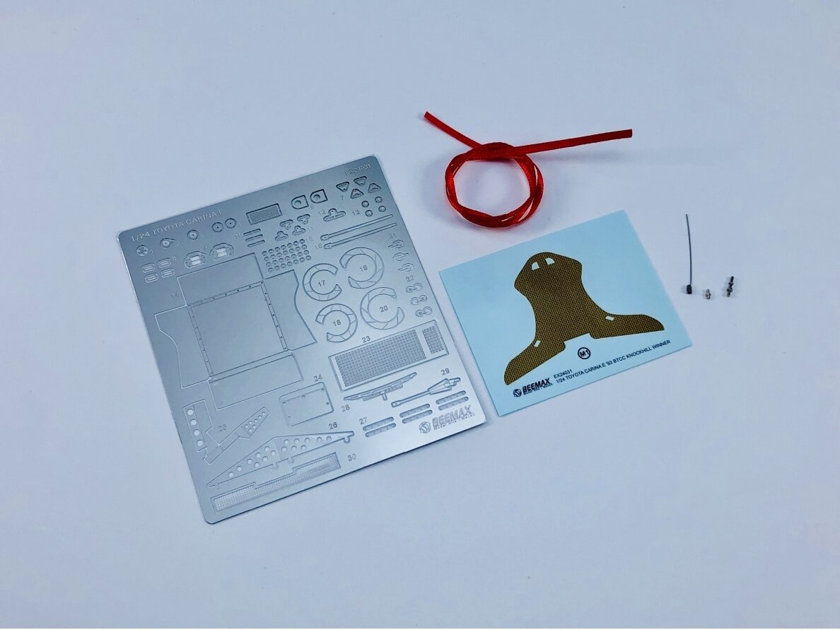 Beemax E24031 Toyota Carina E 1993 BTCC Knockhill Winner Detail-Up Parts 1/24 – zdjęcie 2