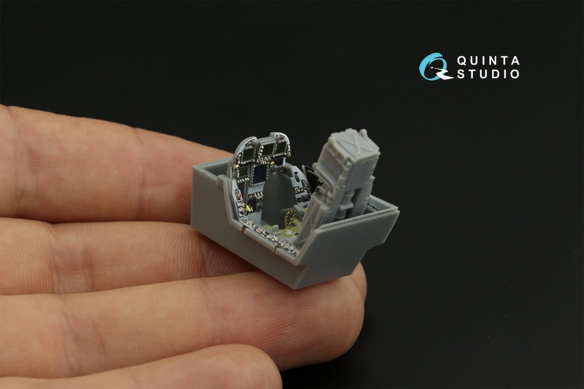 Quinta Studio QD48259 F/A-18E 3D-Printed &amp;amp; colored Interior on decal paper (HobbyBoss) 1/48 – image 8