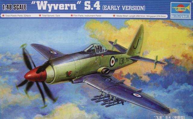 Trumpeter 02843 Wyvern S.4 Première version (1/48)