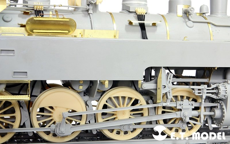 E.T. Model E35-048 Steam Locomotive BR86 DRG Wheels (For TRUMPETER 00217) 1/35 – zdjęcie 2