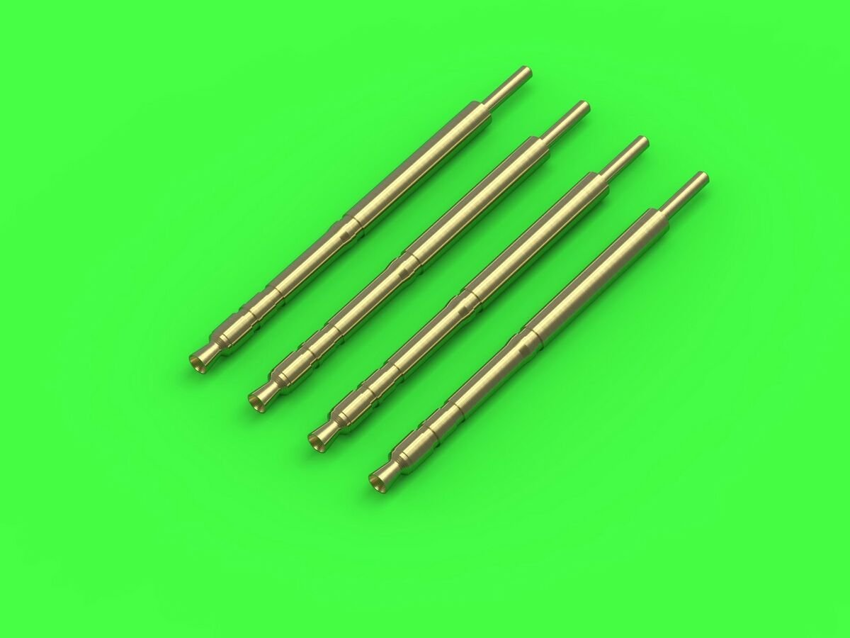 Master GM-72-025 MG-34 &amp;quot;Panzerlauf&amp;quot; (7.92mm) - German machine gun barrels - armored cooling jacket - used on late tanks (4pcs) 1/72