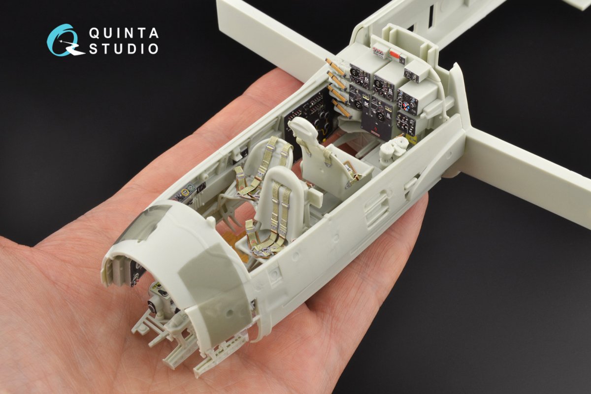 Quinta Studio QD32084 Ju 88A-1 3D-Printed &amp;amp; colored Interior on decal paper (Revell) 1/32 – image 9