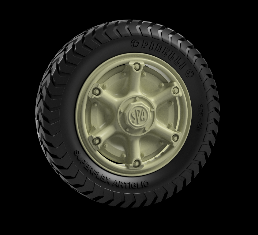 Panzer Art RE35-805 Autoblinda 40/41 Road wheels (Pirelli Artigio) 1/35 – zdjęcie 2