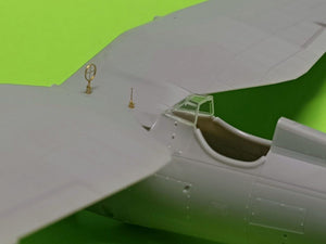 Master AM-48-160 PZL P.11c - zestaw detali - lufy karabinu wz. 33, celowniki oraz dysza Venturiego 1/48 – zdjęcie 7