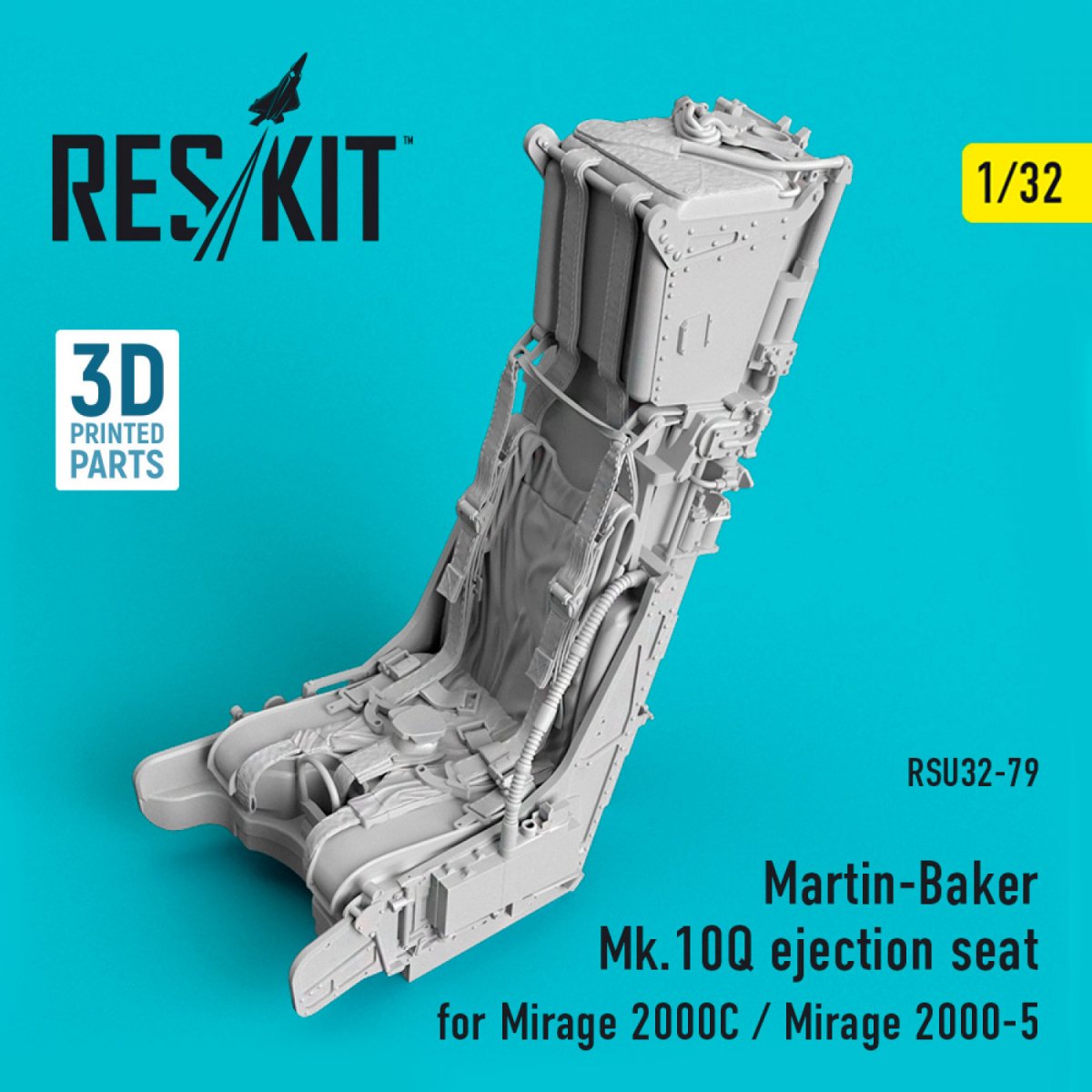 RESKIT RSU32-0079 MARTIN-BAKER MK.10Q EJECTION SEAT FOR MIRAGE 2000C/MIRAGE 2000-5 1/32 – immagine 2