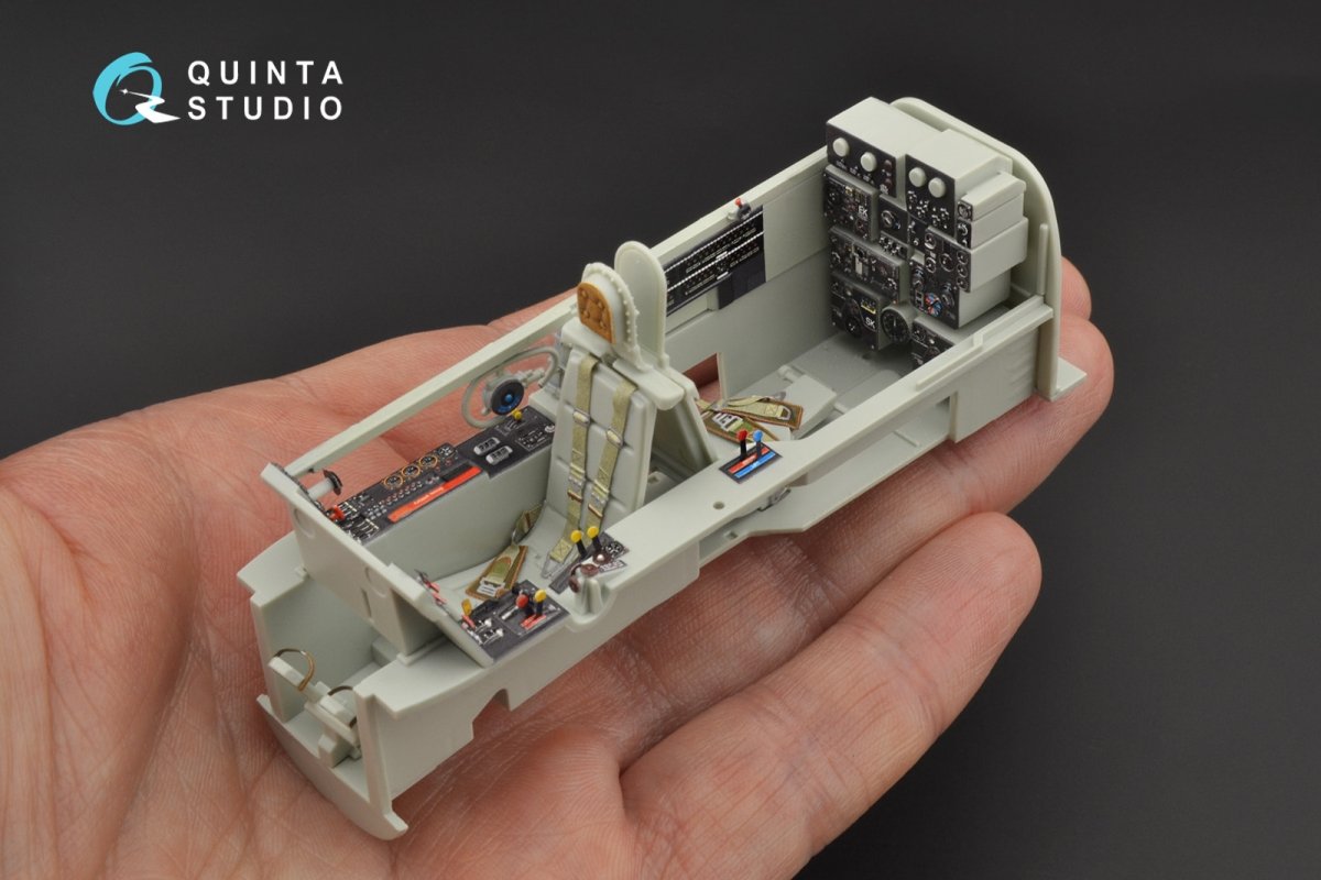 Quinta Studio QD32093 He 219 3D-Printed &amp;amp; coloured Interior on decal paper ( Revell ) 1/32 – zdjęcie 7