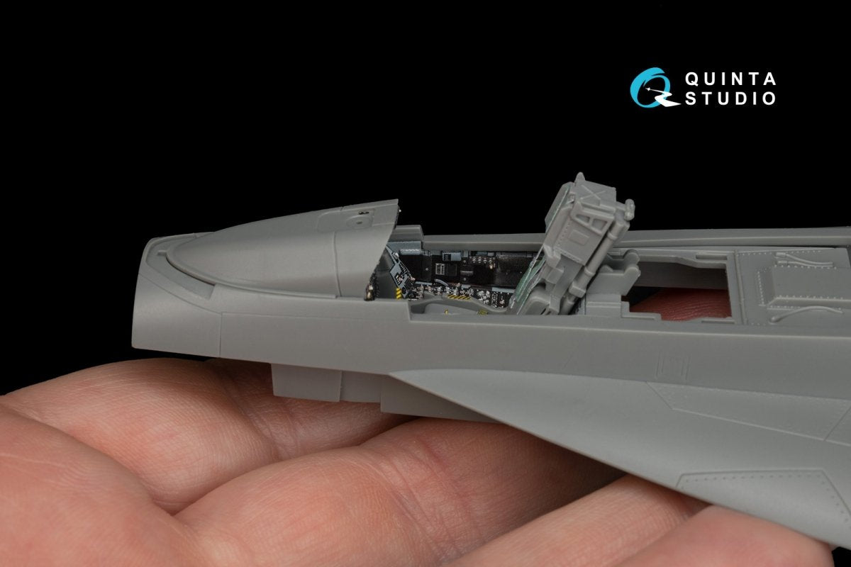 Quinta Studio QD48198 F/A-18E 3D-Printed &amp;amp; colored Interior on decal paper (for Meng kit) 1/48 – image 4