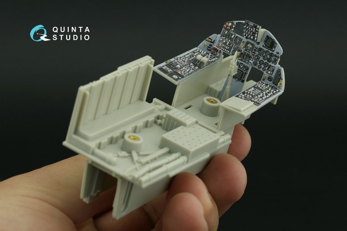 Quinta Studio QD32155 F-15C Early/F-15A/F-15J early 3D-Printed &amp;amp; coloured Interior on decal paper (Tamiya) 1/32 – zdjęcie 11