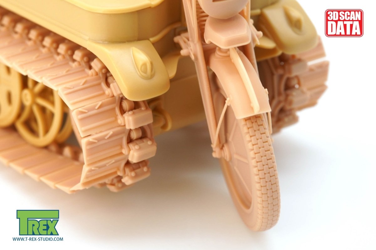 T-Rex Studio TR85060 Kettenkaraftrad Winterkette w/Sprockets, Wheels Type 2 1/35 – imagen 4