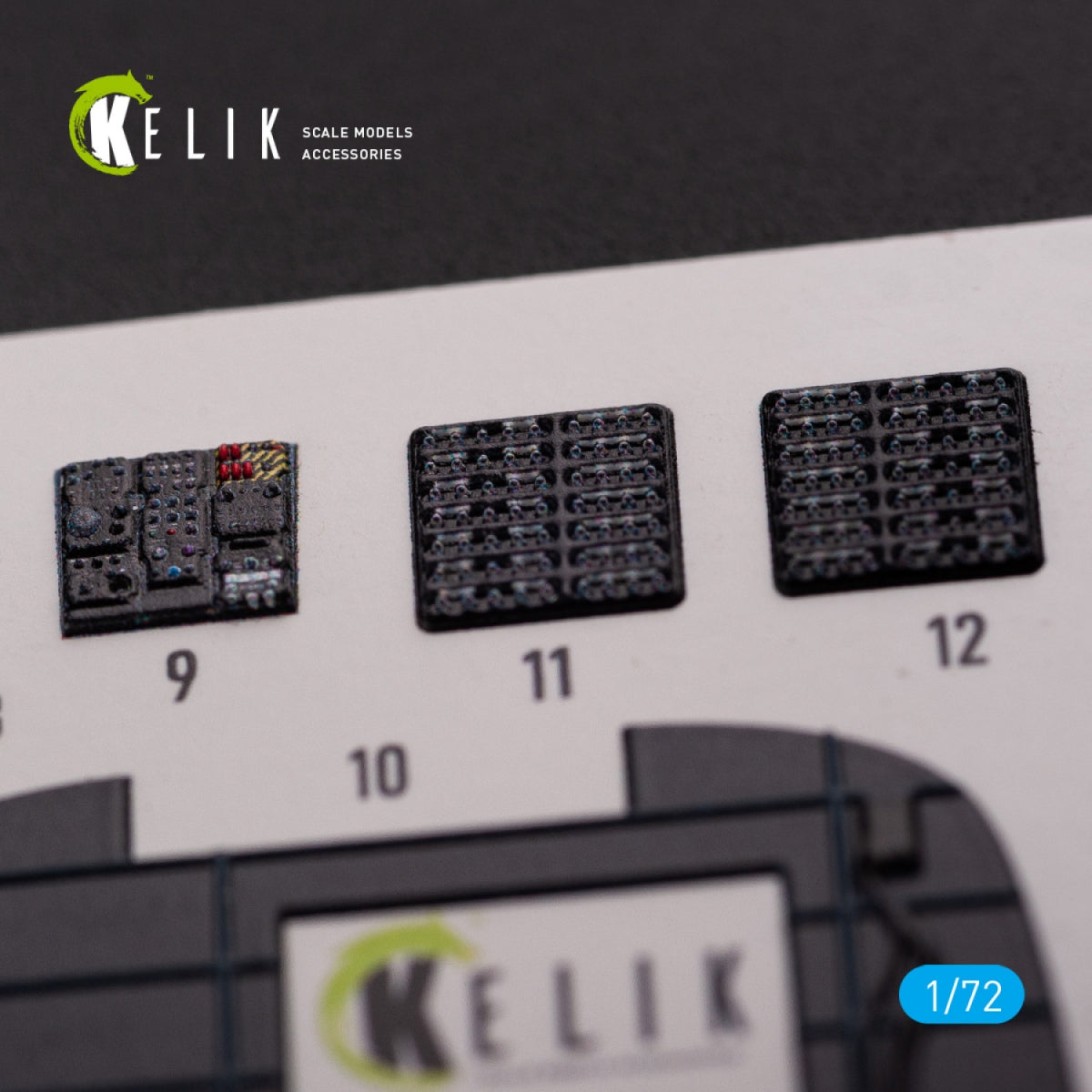KELIK K72078 CH-53D Sea Stallion interior 3D decals for Fujimi/Academy kit 1/72 – image 7