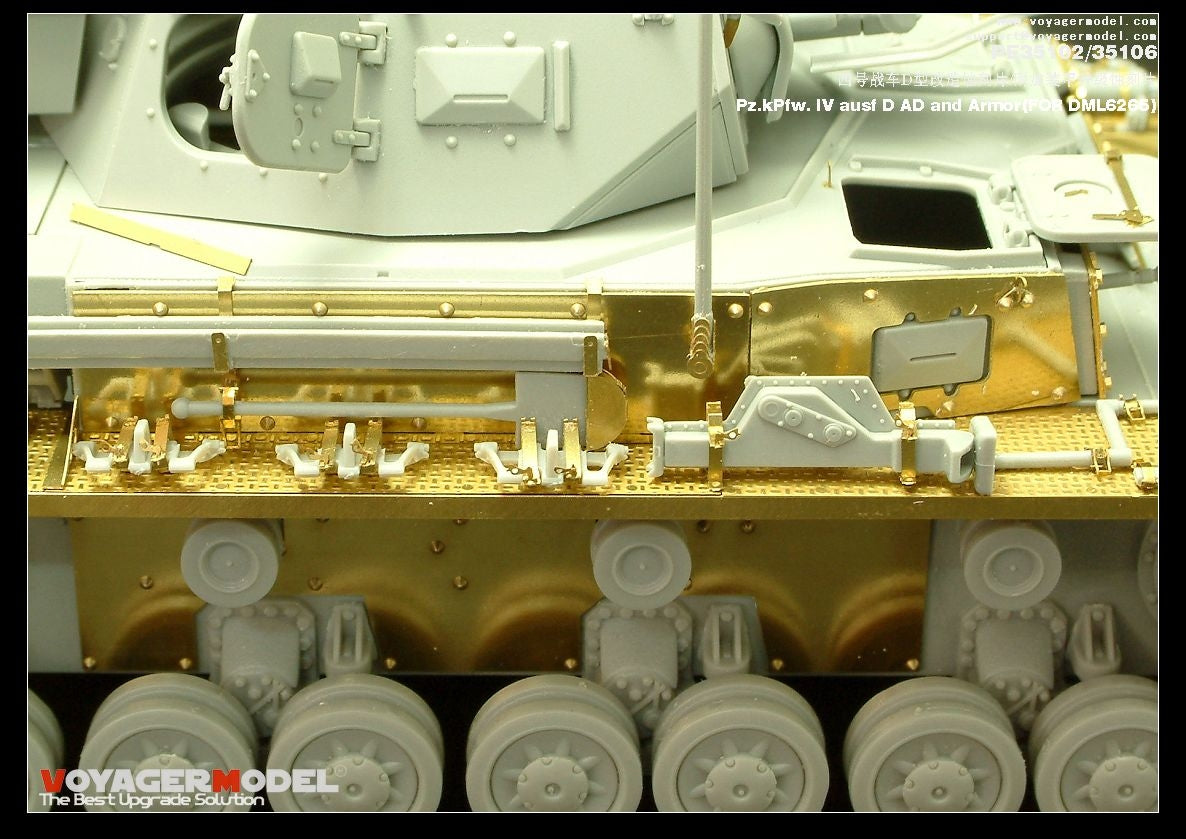 Modèle Voyager PE35102 Pz.KPfw. IV Ausf D pour DRAGON 6265 1/35 – image 7