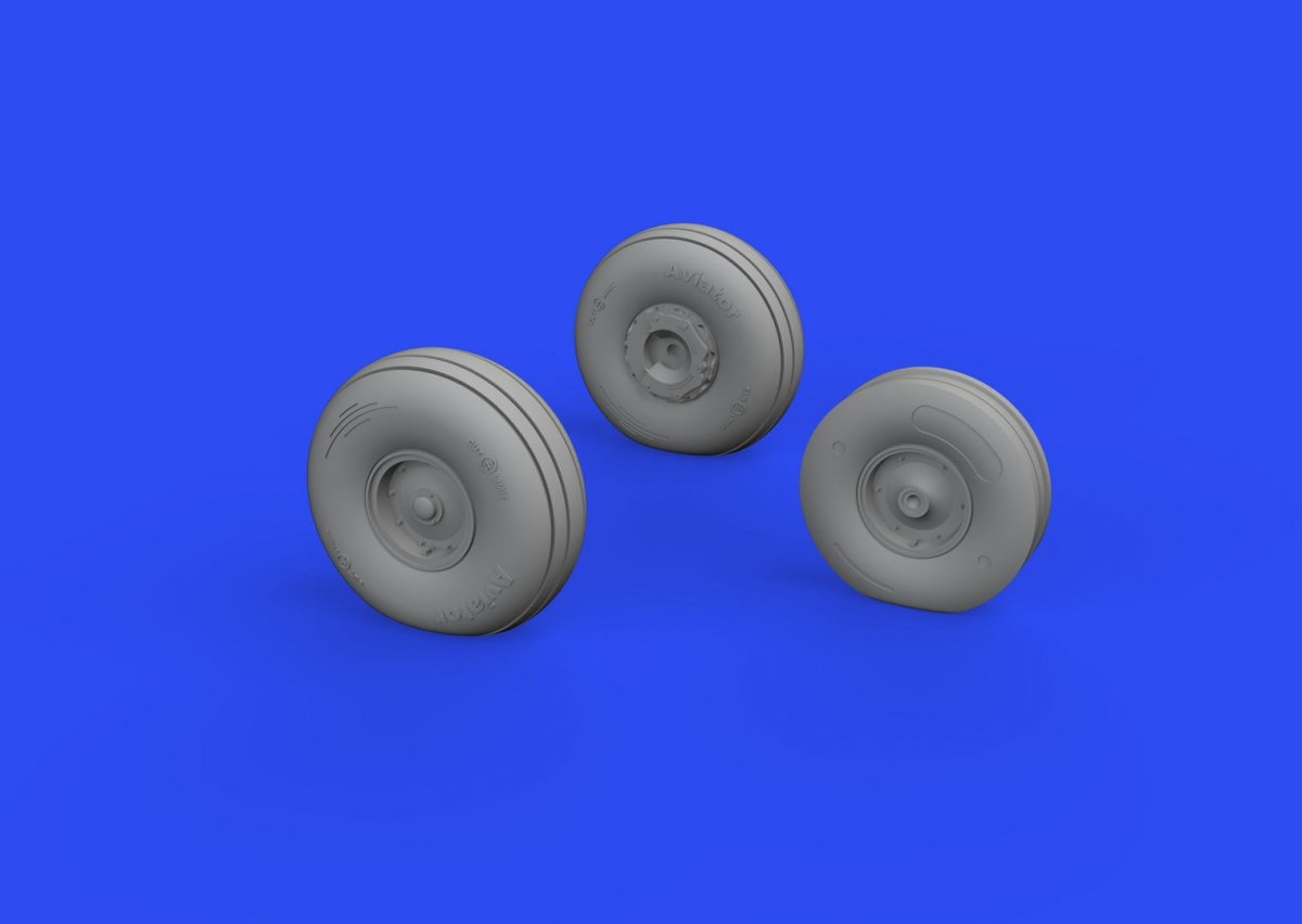 Eduard 648735 OV-10 wheels ICM 1/48 – zdjęcie 2