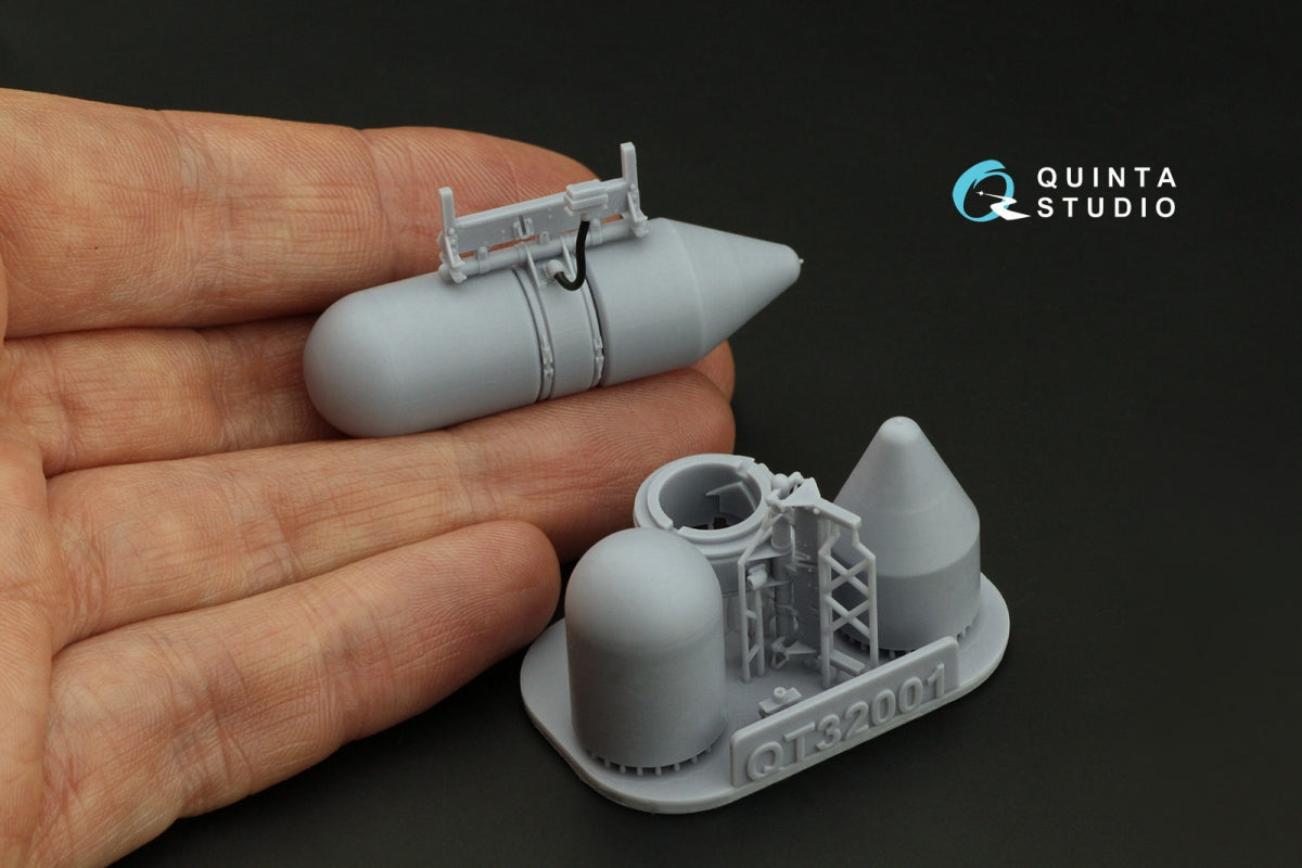 Quinta Studio QT32001 AN/APS-4 Radar Pod (All kits) 1/32 – zdjęcie 7
