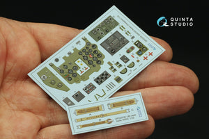 Quinta Studio QD32238 Mitsubishi J2M3/5/6 Raiden 3D-Printed coloured Interior on decal paper (Hasegawa) 1/32 – zdjęcie 4