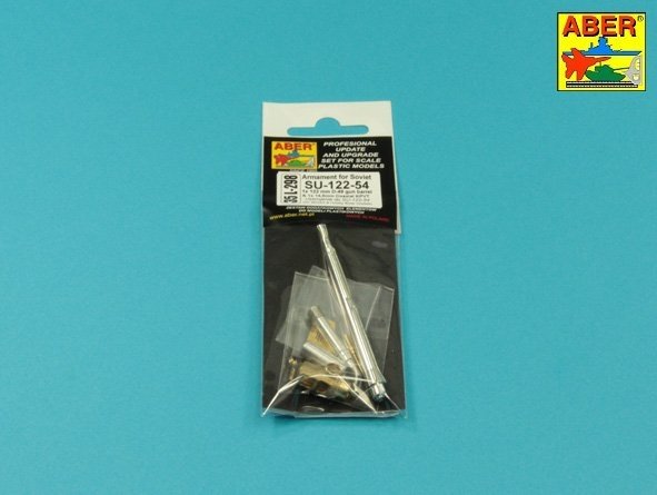 Aber 35L-298 Armament for SU-122 tank gun - 54,1x122mm D-49, 1x14,5 mm KPVT 1/35 – image 2