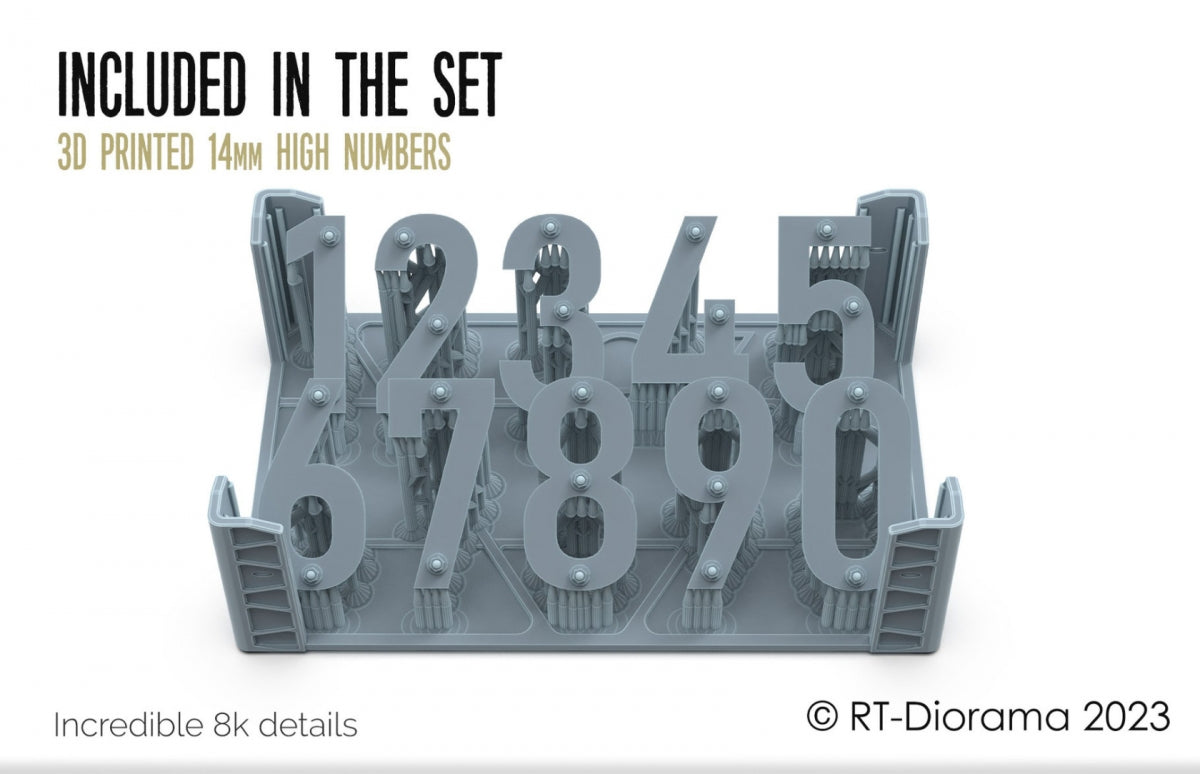 RT-Diorama 35727 Numbers Set 1 1/35 – Bild 2