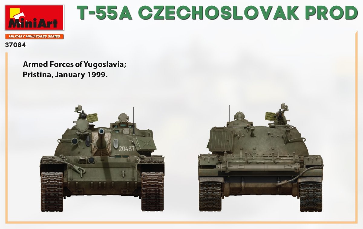 Miniart 37084 T-55A CZECHOSLOVAK PRODUCTION 1/35 – image 7