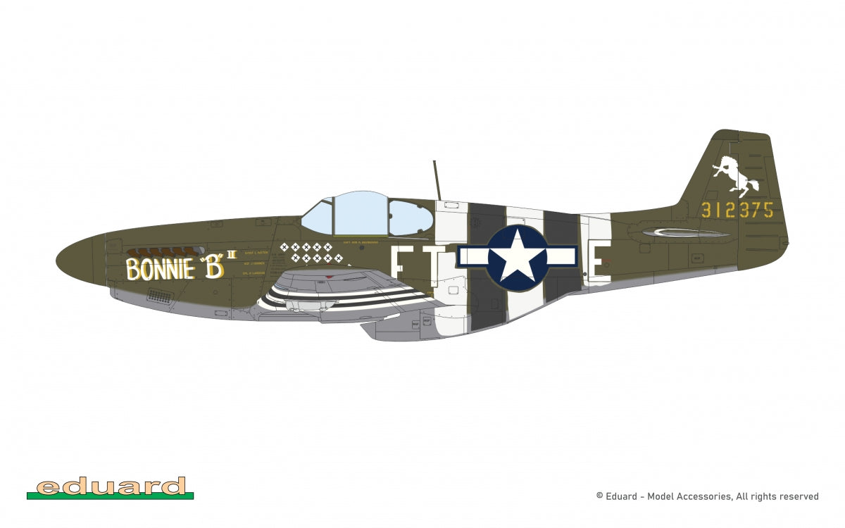 Eduard 82108 P-51B/ C Mustang w/ dorsal fin 1/48 – zdjęcie 7