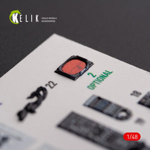KELIK K48099 A-6A Intruder - interior 3D decals for HobbyBoss kit 1/48 – zdjęcie 5