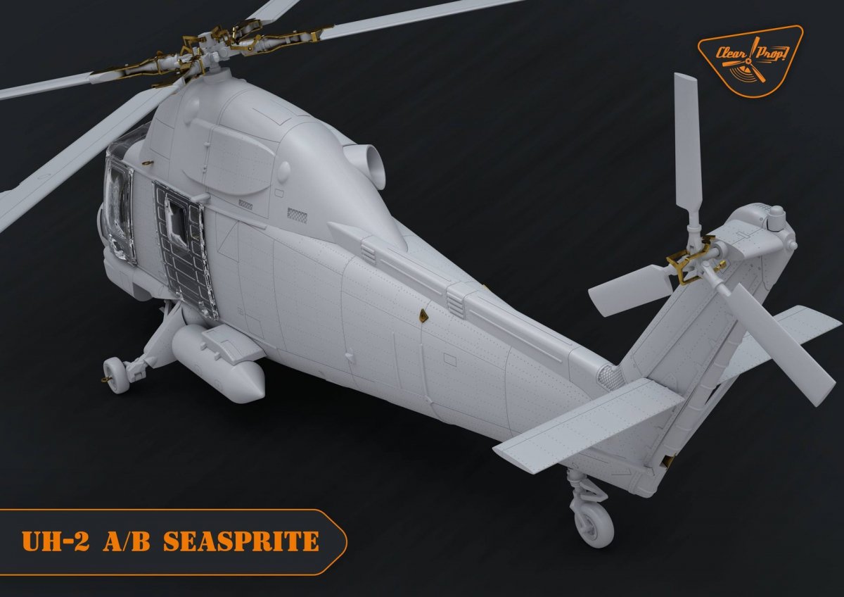 Clear Prop! CP72002 UH-2 A/B Seasprite ADVANCED KIT 1/72 – zdjęcie 17