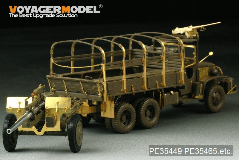 Voyager Model PE35449 WWII US 3inch M5 ATG/w M1 or 105mm Howitzer M2A1Carriage 2in1 For AFV CLUB 35S64 and 35160 1/35 – zdjęcie 10