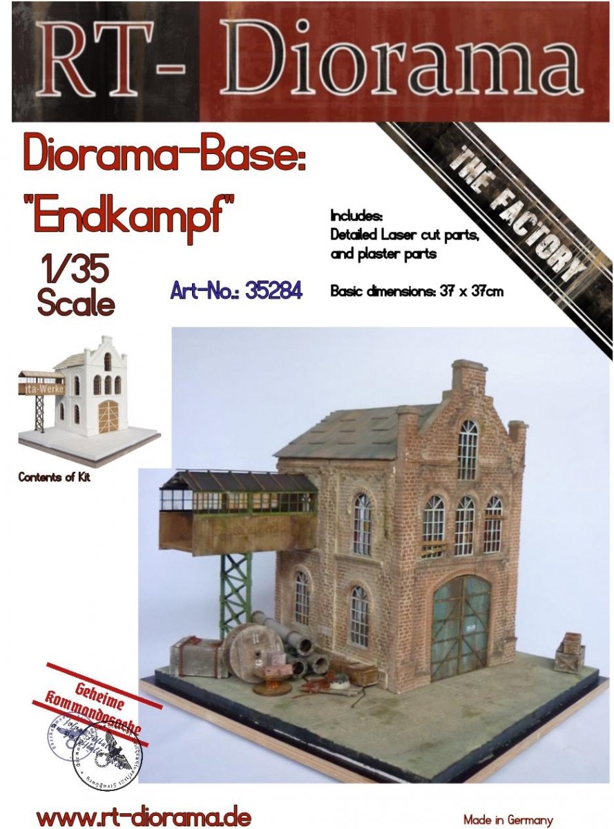 RT-Diorama 35284 Diorama-Base: &amp;quot;Endkampf&amp;quot; 1/35