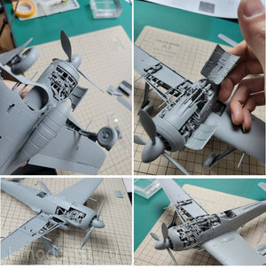 Border Model BF-003 Focke-Wulf Fw 190A-6 w/Wgr. 21 &amp;amp; Full engine and weapons interior 1/35 – zdjęcie 2
