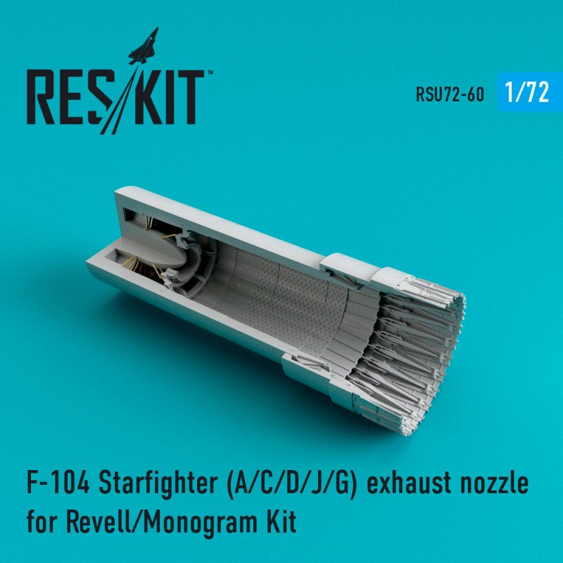 RESKIT RSU72-0060 F-104 A/C/D/J/G Starfighter exhaust nozzle for Revell, Monogram 1/72