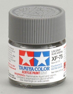 Tamiya XF75 IJN Gray (Kure Arsenal) (81775) Acrylic paint 10ml – zdjęcie 2