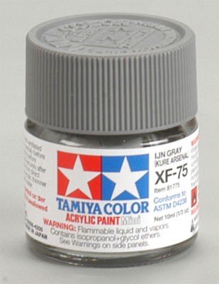 Tamiya XF75 IJN Gray (Kure Arsenal) (81775) Acrylic paint 10ml – zdjęcie 2