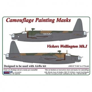AML M73042 Vickers Wellington Mk.I - Camouflage Painting Masks 1/72