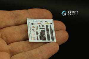 Quinta Studio QD48300 Me 262 HGIII 3D-Printed colored Interior on decal paper (Amusing Hobby) 1/48 – image 5