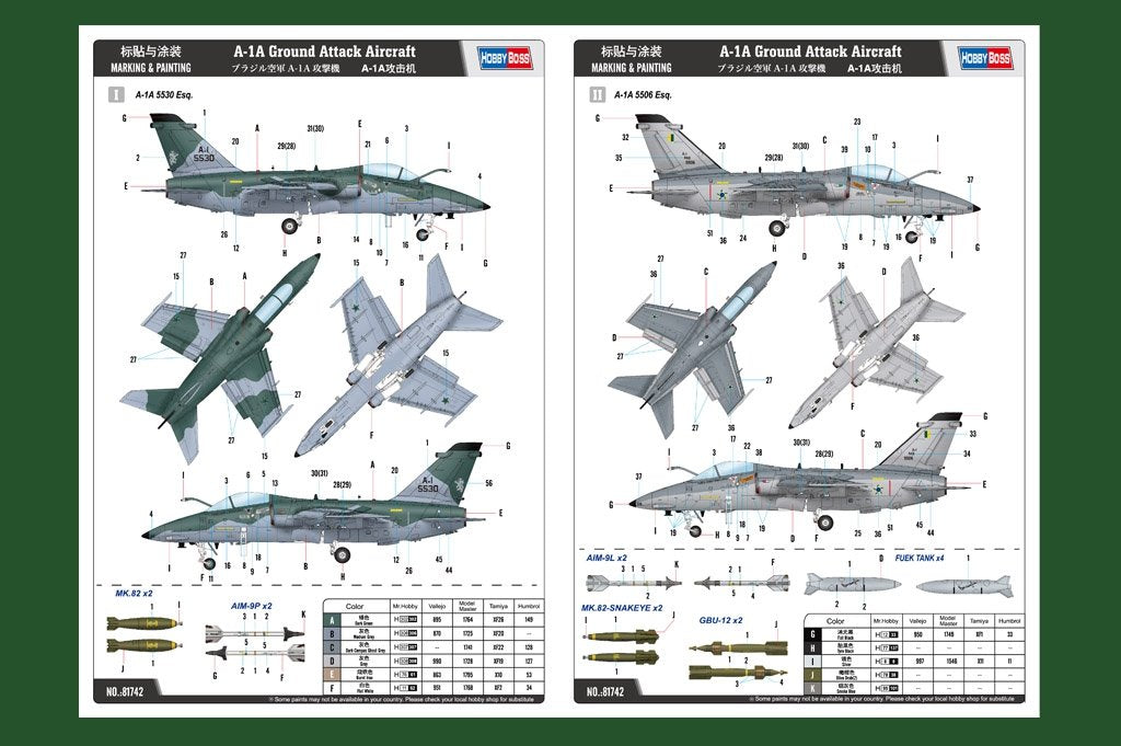 Hobby Boss 81742 A-1A Ground Attack Aircraft 1/48 – zdjęcie 2