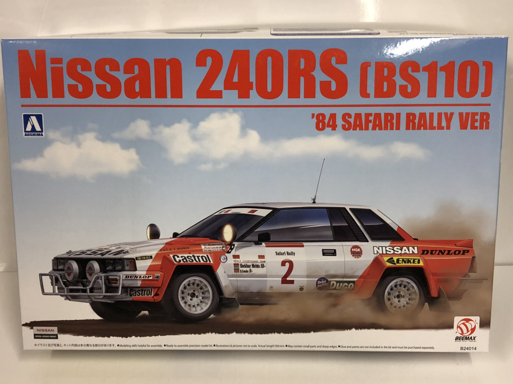 Beemax 24014 Nissan 240RS (BS110) '84 SAFARI RALLY VERSION 1/24