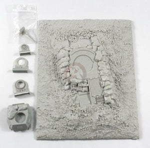 Panzer Art RE35-390 Dug in German Pz.Kpfw II tank improvised “strong point” (North Africa) 1/35