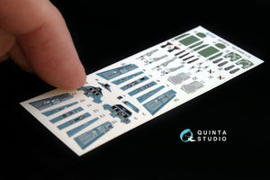 Quinta Studio QD72012 Su-30SM 3D-Printed &amp;amp; coloured Interior on decal paper (for Zvezda kit) 1/72 – zdjęcie 2