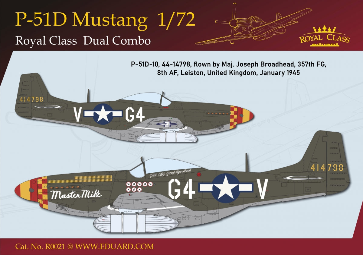 Eduard R0021 P-51D MUSTANG DUAL COMBO 1/72 – zdjęcie 26