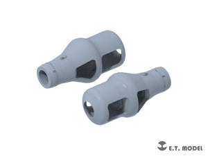 E.T. Model P35-238 WWII German 88mm KwK Muzzle Brake(Type.1) 1/35 – zdjęcie 4