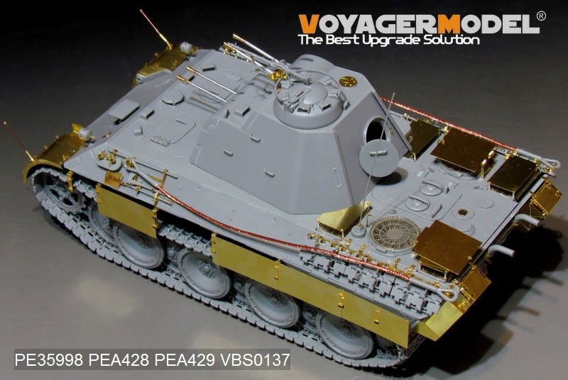 Voyager Model PE35998 WWII German FlaKPanzer V FlaKvierling 20mm MG 151/20 Basic For TAKOM 2105 1/35 – zdjęcie 8